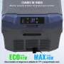 VEVOR Nevera de Compresión Portátil 25 L Mini Nevera para Coche de Doble Zona Temperatura Ajustable de -20 °C a 20 °C Nevera Portátil 12/24 V CC y 100-240 V CA para Camión, Barco, Casa, Camping