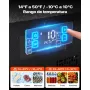 VEVOR Nevera Portátil para Coche 40 L, Zona Única, Refrigerador para Coche con Compresor 12/24 V CC, Temperatura Ajustable de -10 °C a 10 °C, para Autocaravanas, Furgonetas, Camping, Viajes, Barcos