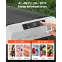 VEVOR Nevera Portátil para Coche 40 L, Zona Única, Refrigerador para Coche con Compresor 12/24 V CC y 100-240 V CA, Temperatura Ajustable de -20 °C a 20 °C, para Autocaravanas, Camping, Viajes