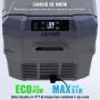 VEVOR Nevera de Compresión Portátil 32 L Mini Nevera para Coche 12/24V CC y 100-240V CA Caja Enfriadora de Doble Zona Temperatura Ajustable de -20°C a 20°C para Camión Barco Casa Camping