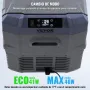 VEVOR Nevera de Compresión Portátil 32 L Mini Nevera para Coche de Doble Zona Temperatura Ajustable de -20 °C a 20 °C Nevera Portátil 12/24 V CC y 100-240 V CA para Camión, Barco, Casa, Camping