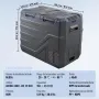 VEVOR Nevera de Compresión Portátil 39 L Mini Nevera para Coche 12/24V CC y 100-240V CA Caja Enfriadora de Doble Zona Temperatura Ajustable de -20°C a 20°C para Camión Barco Casa Camping