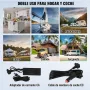 VEVOR Nevera de Compresión Portátil 9 L Mini Nevera para Coche 12/24V DC y 100-240V AC Caja Enfriadora de Zona Única Temperatura Ajustable de -20°C a 20°C para Camión Barco Casa Camping