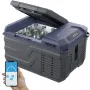 VEVOR Nevera de Compresión Portátil 9 L Mini Nevera para Coche 12/24V DC y 100-240V AC Caja Enfriadora de Zona Única Temperatura Ajustable de -20°C a 20°C para Camión Barco Casa Camping