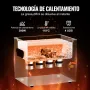 VEVOR Limpiador Ultrasónico 10 L 240 W con Temporizador de Calentamiento y Cesta Máquina de Cavitación Sónica Digital para Herramientas de Laboratorio, Piezas Metálicas, Carburador, Piezas de Auto
