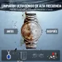 VEVOR Limpiador Ultrasónico 15 L con Temporizador de Calentamiento y Cesta Equipo de Limpieza Ultrasónico Digital Profesional 360 W para Relojes Instrumentos Gafas Monedas Piezas de Metal Plata