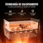 VEVOR Limpiador Ultrasónico 22 L con Temporizador de Calentamiento y Cesta Equipo de Limpieza Ultrasónico Digital Profesional 480 W para Relojes Instrumentos Gafas Monedas Piezas de Metal Plata