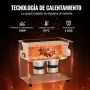 VEVOR Limpiador Ultrasónico 3 L con Temporizador de Calentamiento y Cesta Equipo de Limpieza Ultrasónico Digital Profesional 120 W para Relojes Instrumentos Gafas Monedas Piezas de Metal Plata