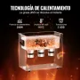 VEVOR Limpiador Ultrasónico 6 L 180 W con Temporizador de Calentamiento y Cesta Máquina de Cavitación Sónica Digital para Herramientas de Laboratorio, Piezas Metálicas, Carburador, Piezas de Auto