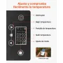 VEVOR Nevera Portátil para Coche 12/24 V CC 100-240 V CA con Compresor, Control de Temperatura de -20 °C a 20 °C, con Aplicación, Congelador de 15 L para Autocaravanas, Camping, Barcos, Pesca