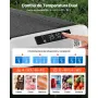VEVOR Nevera Portátil para Coche 12/24 V CC 100-240 V CA con Compresor, Control de Temperatura de -20 °C a 20 °C, Doble Zona, 95 L para Autocaravanas, Camping, Barcos, Pesca, Viajes, Exteriores
