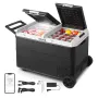 VEVOR Nevera Portátil para Coche 12/24 V CC 100-240 V CA con Compresor, Control de Temperatura de -20 °C a 20 °C, Doble Zona, 95 L para Autocaravanas, Camping, Barcos, Pesca, Viajes, Exteriores