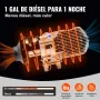 VEVOR Calentador de Aire Diesel 12V 2KW con Silenciador Calentador de Combustible Calefacción Estacionaria Diesel Calentador Coche Diesel Aire Calentador Motor Diesel