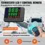 VEVOR Calentador de Aire Diesel 12V 2KW con Silenciador Calentador de Combustible Calefacción Estacionaria Diesel Calentador Coche Diesel Aire Calentador Motor Diesel