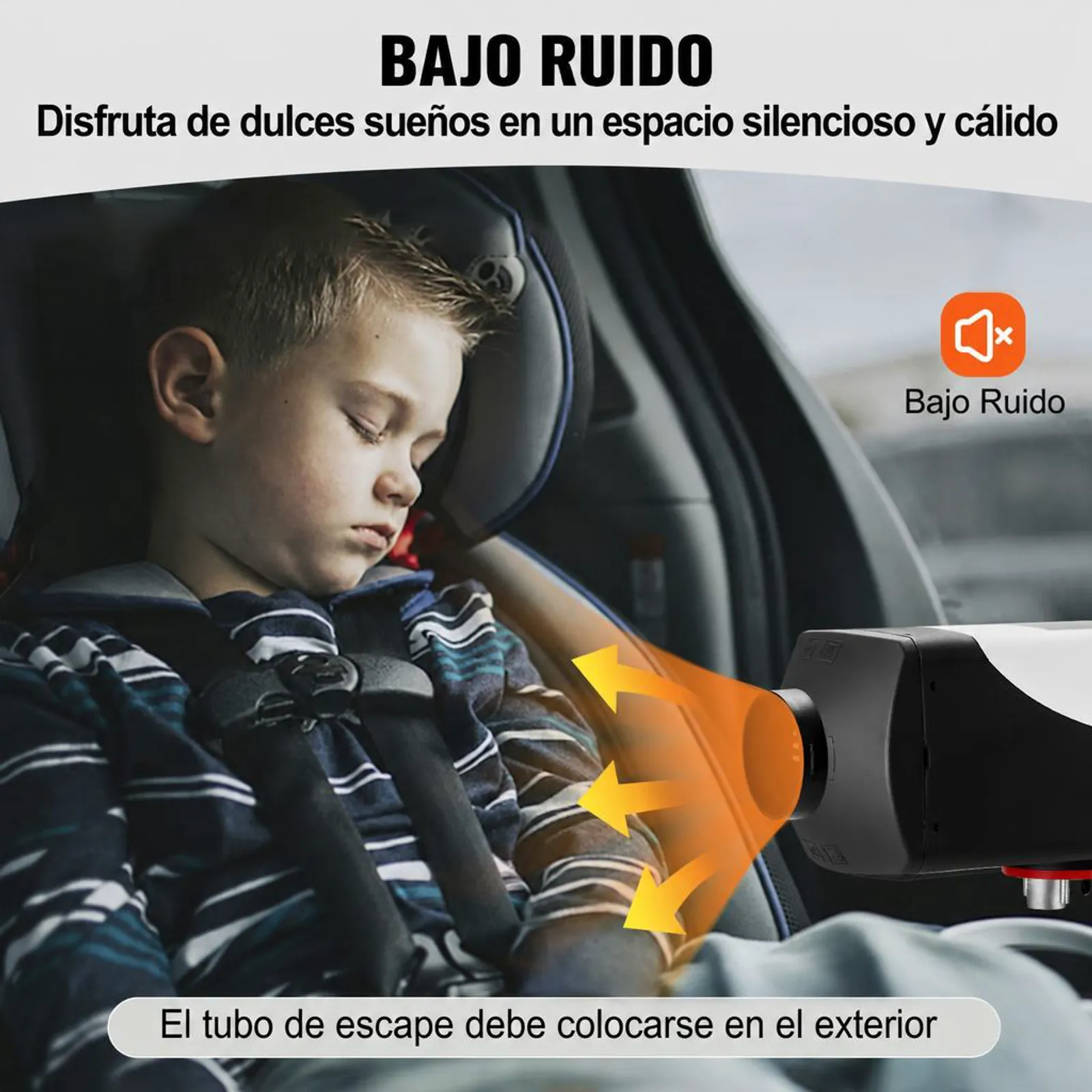 VEVOR Calentador de Aire Diesel 12V 5-8KW Calentador de Combustible Calefacción Estacionaria Diesel Calentador Coche Diesel con Interruptor LCD