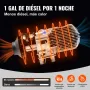 VEVOR Calentador de Aire Diesel 12V 5-8KW Calentador de Combustible Calefacción Estacionaria Diesel Calentador Coche Diesel con Interruptor LCD Negro
