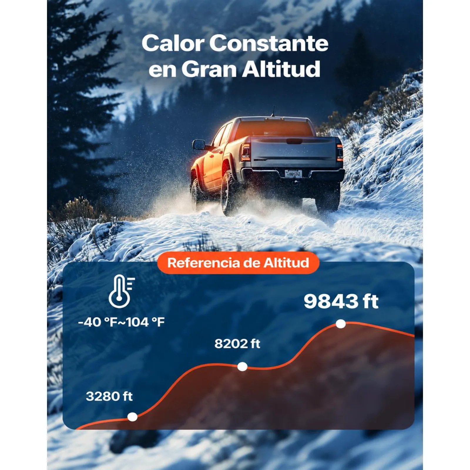 VEVOR Calentador de Aire Diésel CC 12-24V 5-8KW Consumo 0,18-0,36 L/h Calefacción de Estacionamiento 0-40 °C Ajustable con Control Remoto Interruptor LCD Tanque de 5 L para Camión, Barco, Caravana