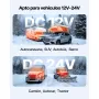 VEVOR Calentador de Aire Diésel CC 12-24V 5-8KW Consumo 0,18-0,36 L/h Calefacción de Estacionamiento 0-40 °C Ajustable con Control Remoto Interruptor LCD Tanque de 5 L para Camión, Barco, Caravana