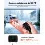 VEVOR Calentador de Aire Diésel 12-24V 5-8KW Consumo 0,18-0,36 L/h Calefacción Estacionaria 0-40 °C Ajustable con Control Remoto Pantalla LCD Tanque de 5 L para Camión, Barco, Furgoneta, Caravana