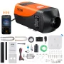 VEVOR Calentador de Aire Diesel 12V 2KW Consumo 0,12-0,26L/h Calefacción Estacionaria 8~36°C Ajustable 10-15m² Control Inteligente con LCD Bluetooth Mando a Distancia Tanque de 10L para Camión Barco