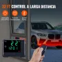 VEVOR Calentador Diesel 12&24V 2KW 0,12-0,26 L/h Calentador de Aire Diesel 8-36 °C Ajustable 10-15m² Control LCD Inteligente y Mando a Distancia Depósito de 10L para Interior de Autocaravana Camión Barco