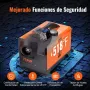 VEVOR Calentador Diésel Portátil Todo en Uno 12V 5-8KW Calentador de Aire Diésel 0,16-0,62 L/h 8~36°C Ajustable 20-25 m² LCD Bluetooth Mando a Distancia Depósito de 5 L para Autocaravana Sin Instalación