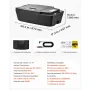 VEVOR Nevera Portátil para Coche 20 L con Compresor, Congelador Eléctrico para Coche Temperatura Ajustable de -16 °C a 10 °C, 12/24 V CC, Refrigerador para Automóvil Compatible para Tesla Model 3