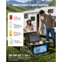 VEVOR Nevera Portátil para Coche 30 L con Compresor, Congelador Eléctrico para Coche Temperatura Ajustable de -22 a 10 °C, 12/24 V CC, Refrigerador para Automóvil Compatible para Tesla Model Y
