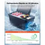 VEVOR Nevera Portátil para Coche 30 L con Compresor, Congelador Eléctrico para Coche Temperatura Ajustable de -22 a 10 °C, 12/24 V CC, Refrigerador para Automóvil Compatible para Tesla Model Y