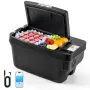 VEVOR Nevera Portátil para Coche 30 L con Compresor, Congelador Eléctrico para Coche Temperatura Ajustable de -22 a 10 °C, 12/24 V CC, Refrigerador para Automóvil Compatible para Tesla Model Y