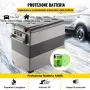 VEVOR Frigorifero portatile 55L, Frigorifero per Auto con Schermo LCD, Congelatore Portatile per Auto, Mini Frigorifero da Campeggio Controllo APP per Auto Camion Barca Camper