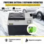 VEVOR Congelatore per Frigorifero Elettrico Portatile, Capacità 30 L Piccolo Frigorifero Congelatore 37,8 x 37,5 x 61 cm Mini Frigorifero per Auto Guida Viaggi Potenza Totale in Ingresso 45 W