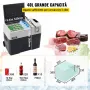 VEVOR Mini Frigorifero Portatile per Auto Congelatore 40L Schermo LED Digitale, Frigo Portatile Capienza 40L Campeggio Viaggio Auto Schermo di Controllo, Frigo Portatile 12V/24V da Auto Camion Barca