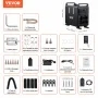 VEVOR Riscaldatore d'Aria Diesel con Controllo APP Bluetooth, 5-8KW, Telecomando e Schermo di Visualizzazione, Allarme CO, Riscaldatore Diesel a Riscaldamento Portatile per Veicoli e Garage 5-8KW, 12V/24V