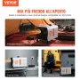 VEVOR Riscaldatore d'Aria Diesel 5-8KW, 12V/24V, con Controllo APP Bluetooth, Telecomando e Schermo Visualizzazione, Allarme CO, Riscaldatore Diesel Portatile a Riscaldamento per Veicoli e Spazi Aperti