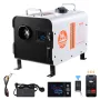 VEVOR Riscaldatore d'Aria Diesel 5-8KW, 12V/24V, con Controllo APP Bluetooth, Telecomando e Schermo Visualizzazione, Allarme CO, Riscaldatore Diesel Portatile a Riscaldamento per Veicoli e Spazi Aperti