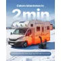 VEVOR Riscaldatore d'Aria Diesel 8 kW, DC 12 V/24 V, Riscaldatore da Parcheggio per Auto RV Camper Portatile Tutto in Uno Controllo Bluetooth, Telecomando Schermo LCD, Serbatoio Carburante da 7L