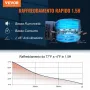 VEVOR Frigo Portatile per Auto, 38 Litri Frigorifero Compressore Congelatore Elettrico CC e CA con Manico Telescopico e Ruote per Campeggio 0,6kW.h Da -20°C a 10°C Regolabile per Auto Camion Barca
