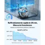 VEVOR Frigorifero Portatile da Auto con Compressore Capienza 45 Litri, Contenitore Refrigerante Doppia Zona Temperatura tra -20 a 20 °C Controllo APP, Mini Frigo per Auto Caravan da Campeggio Pesca