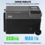 VEVOR Frigorifero Portatile per Auto, Frigorifero 12 V, Congelatore Portatile Zona Singola 35 L, Temperatura - 20 ~ 20 ℃, Refrigeratore a Compressore con Rotelle per Casa, Esterno, Camper, Auto