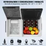 VEVOR Frigorifero Portatile per Auto, Frigorifero 12 V, Congelatore Portatile Zona Singola da 36L, Temperatura Regolabile - 20~20 ℃, Refrigeratore a Compressore per Casa, Esterno, Camper, Auto