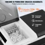 VEVOR Frigorifero Portatile per Auto, Frigorifero 12 V, Congelatore Portatile Zona Singola da 36L, Temperatura Regolabile - 20~20 ℃, Refrigeratore a Compressore per Casa, Esterno, Camper, Auto