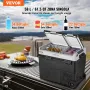 VEVOR Frigorifero Portatile per Auto, Frigorifero 12 V, Congelatore Portatile a Due Zona da 58 L , Temperatura Regolabile - 20 ~ 20 ℃, Refrigeratore a Compressore per Casa, Esterno, Camper, Auto
