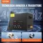 VEVOR Pulitore Digitale ad Ultrasuoni da 10 L 240 W, con Modalità Delicata e Degasaggio Migliorato, Pulitore ad Ultrasuoni Industriale 40 kHz con Riscaldatore Timer per Contenitori, Gioielli
