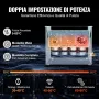 VEVOR Pulitore Digitale ad Ultrasuoni da 10 L 240 W, con Modalità Delicata e Degasaggio Migliorato, Pulitore ad Ultrasuoni Industriale 40 kHz con Riscaldatore Timer per Contenitori, Gioielli