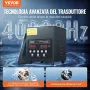 VEVOR Pulitore a Ultrasuoni 2 L Macchina per Pulizia a Ultrasuoni Digitale da 60 W 40 kHz con Modalità Delicata e Degasaggio Migliorato, con Riscaldatore per Gioielli, Occhiali, Utensili, Contenitori