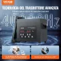 VEVOR Pulitore Digitale Ultrasuoni da 3 L 120 W, con Modalità Delicata Migliorato, Pulitore Ultrasuoni Industriale da 40 kHz con Riscaldatore e Timer per Contenitori, Gioielli 265 x 165 x 240 mm