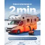 VEVOR Riscaldatore d'Aria Diesel 8 kW DC 12 V/24 V Riscaldatore da Parcheggio Portatile con Telecomando Schermo LCD, Serbatoio del Carburante da 4L per Camion Camper