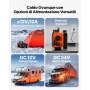 VEVOR Riscaldatore d'Aria Diesel 5-8KW DC 12 V/24 V Riscaldatore da Parcheggio Portatile con Telecomando Schermo LCD, Serbatoio del Carburante da 4,5 L per Camion Camper