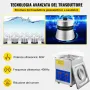 VEVOR Pulitore ad Ultrasuoni 2L Macchina di Pulizia ad Ultrasuoni in Acciaio Inossidabile Timer Riscaldamento Digitale Pulizia di Gioielli per Uso Domestico Personale Commerciale
